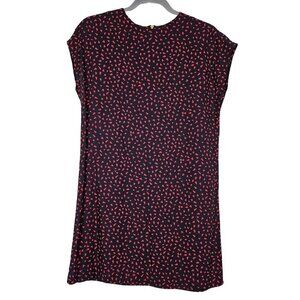 & Other Stories Paris Atelier Black/Red Triangle Print Shift Dress 4